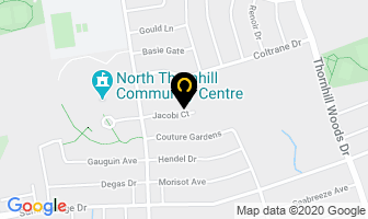 Auntie Em's Daycare in Vaughan map