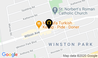 Aurba Health Spa in North York map