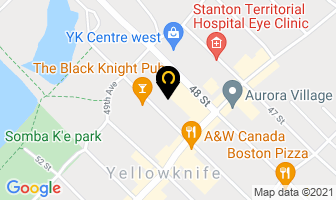 Aurora Art Society in Yellowknife map