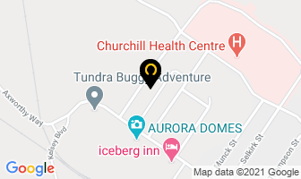 Aurora Inn in Churchill map