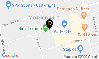 Authentic Classic Canada in North York map