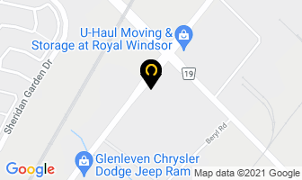 Auto Body Clinic in Burlington map