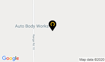Auto Body Works in Thorsby map