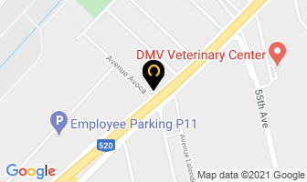 Auto Bugatti Inc in Dorval map