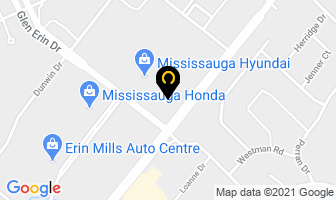 Auto Credit in Mississauga map