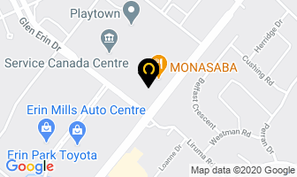 Auto Credit in Mississauga map