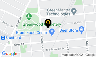 Auto Elite in Brantford map