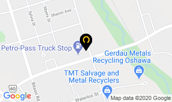 Auto Experts in Oshawa map