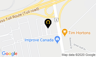 Auto Glass Service Company in Vaughan map