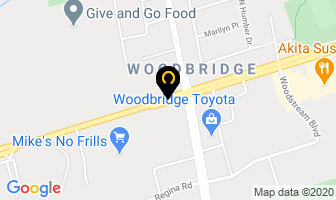 Auto Glass Vaughan in Woodbridge map