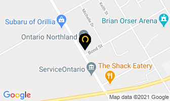 Auto Show Orillia in Orillia map