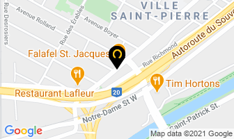Auto Vitres Et Rembourrage Harry in Lachine map