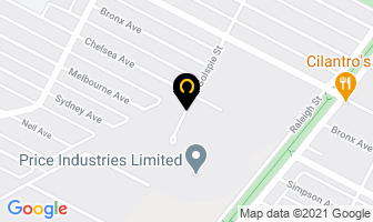 Autoline Products Ltd Head Office in Winnipeg map