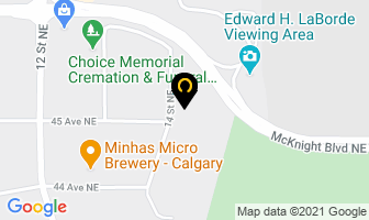 Automated Entrances in Calgary map