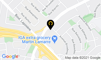 Automeca Drp Inc in Brossard map