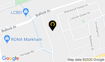 Automotive Experts in Markham map