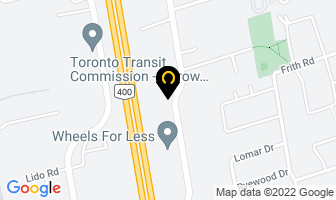 Autoone Service in Toronto map