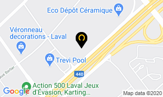 Autospa Laval in Beauharnois map