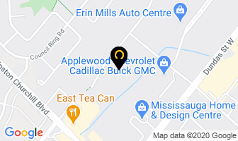 Autoway Car Rental in Mississauga map