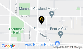 Autowerks Collision Experts in Sarnia map