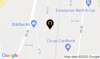 Avalon Automotive Repair Services in Leduc map