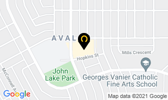 Avalon Dental Clinic in Saskatoon map