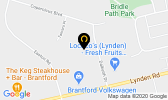 Avalon Music Academy in Brantford map