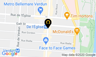 Avenue 925 Inc in Verdun map