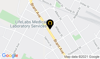 Avenue Medical Centre in Brantford map