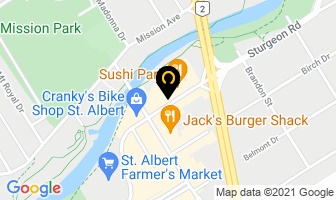 Avialta Helicopters in St. Albert map