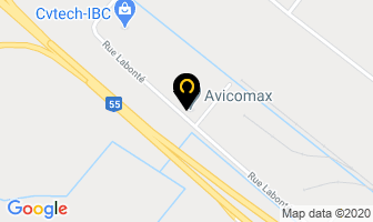 Avicomax Inc in Drummondville map