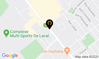 Aviron Hebergement in Laval map