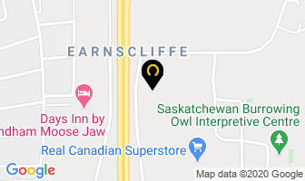 Avis Car Rental in Moose Jaw map