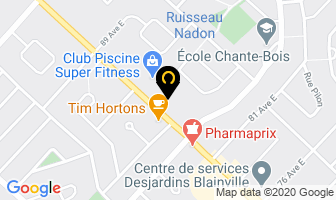 Avis Car Rental in Blainville map