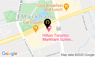 Avis Car Rental in Markham map