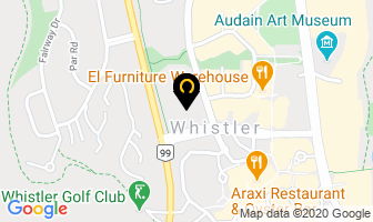 Avis Car Rental in Whistler map