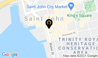 Avis Car Rental in Saint John map