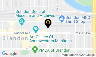 Avis's Place in Brandon map