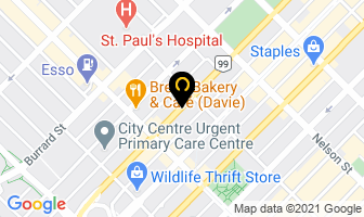Aviva Insurance in Vancouver map