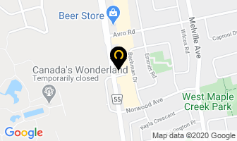 Avro Pet Hospital in Vaughan map