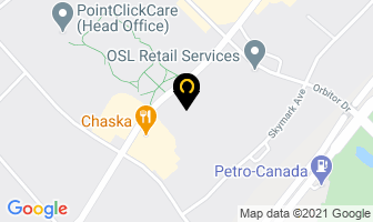 Avw-Telav Audio Visual Solutions in Mississauga map