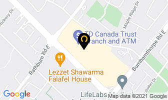 Award Cleaners in Mississauga map