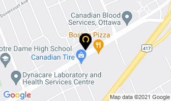 Axess Law Ottawa in Ottawa map