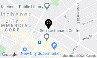 Axis Family Mediation Inc in Kitchener map