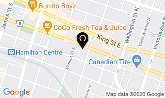 Axis Family Mediation Inc in Hamilton map
