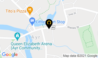 Ayr Branch Library in Ayr map