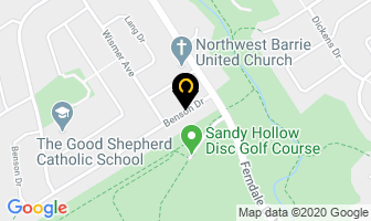Ayres Cleaning Service in Barrie map