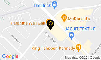 Ayuhdat Barbers in Brampton map