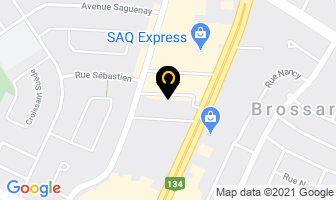Aza Aquarium in Brossard map
