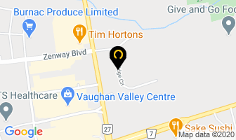Azcor Inc in Vaughan map